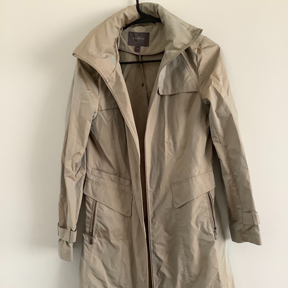 Cole Hann Long Rain coat XS